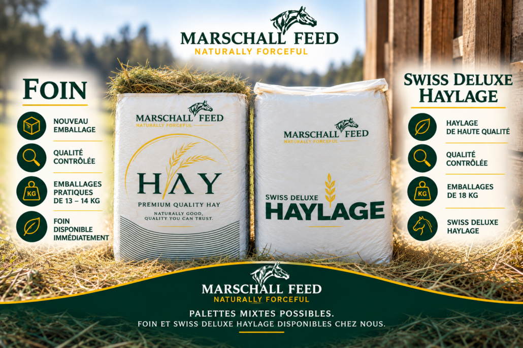 Französisches Marschall-Feed-Heu-Banner